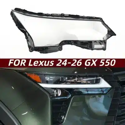 Front Headlight Lens Cover Set Clear Shell Replacement for 2024-2026 Lexus GX550, Left and Right Pair Front Headlight Lens Cover Set Clear Shell Replacement for 2024-2026 Lexus GX550, Left and Right Pair