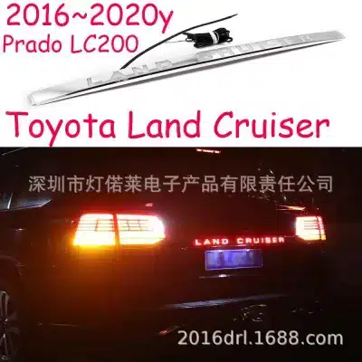 Full LED Tail Light Assembly for 2016-2020 Land Cruiser LC200, Rear Brake Stop Lamps Replacement Full LED Tail Light Assembly for 2016-2020 Land Cruiser LC200, Rear Brake Stop Lamps Replacement