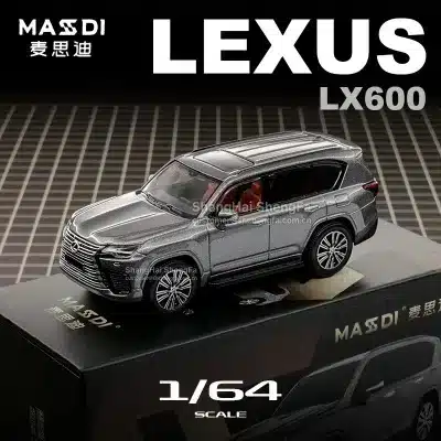 Maxidi 1/64 Lexus LX600 Die-Cast Alloy Off-Road SUV Model, Collectible Miniature Car Ornament Maxidi 1/64 Lexus LX600 Die-Cast Alloy Off-Road SUV Model, Collectible Miniature Car Ornament