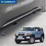 Electric Power Running Boards with LED Lights for 2005-2020 Toyota FJ Cruiser, Aluminum Alloy Retractable Side Steps