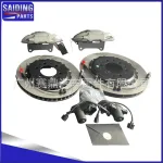 Rear Brake Upgrade Kit for 2022-2024 Toyota Prado LC250, 355x28mm Integrated Steel Discs for Electronic Parking Brake