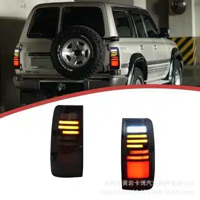 LED Rear Taillights with Dynamic Sequential Turn Signal for Toyota Land Cruiser FJ80 LC80 1989-1997, Pair LED Rear Taillights with Dynamic Sequential Turn Signal for Toyota Land Cruiser FJ80 LC80 1989-1997, Pair