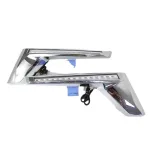 LED Front Grille Daytime Running Lights for 2016-2020 Toyota Land Cruiser LC200, Sequential Turn Signal DRL Kit