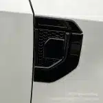 Side Fender Air Vent Decoration Cover Trim for 2024-2026 Toyota Prado LC250, Carbon Fiber Style ABS Garnish, 2PCS