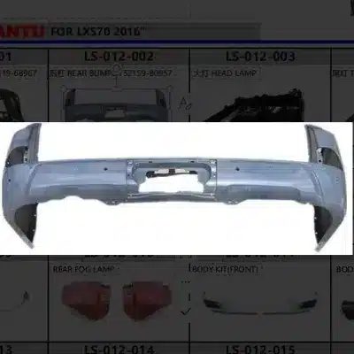 Rear Bumper Cover Fascia Replacement for Lexus LX570, OE Part 52159-B0957, Durable ABS Material Rear Bumper Cover Fascia Replacement for Lexus LX570, OE Part 52159-B0957, Durable ABS Material