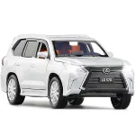 1/32 Scale Lexus LX570 Die-Cast Alloy Car Model, Six-Door Opening with Sound & Light, Silver