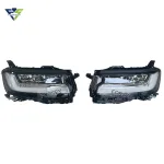Clear Lens Front Bumper Headlight Assembly Replacement for 2022-2025 Toyota Land Cruiser LC300
