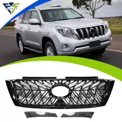 TRD Style Front Upper Grille Black Honeycomb Mesh for Toyota Prado FJ150 2014-2017 TRD Style Front Upper Grille Black Honeycomb Mesh for Toyota Prado FJ150 2014-2017