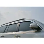 Chrome Window Rain Deflectors Trim for Toyota Land Cruiser LC300, Electroplated Silver ABS Side Window Guards, 4-Piece Set