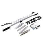 Aluminum Alloy Roof Rack Side Rails Cross Bar Replacement for 2011-2018 Toyota Land Cruiser Prado FJ150, Pearl White