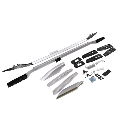 Aluminum Alloy Roof Rack Side Rails Cross Bar Replacement for 2011-2018 Toyota Land Cruiser Prado FJ150, Pearl White Aluminum Alloy Roof Rack Side Rails Cross Bar Replacement for 2011-2018 Toyota Land Cruiser Prado FJ150, Pearl White