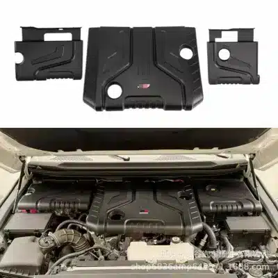 Engine Compartment Side Cover Protection Panel for 2024+ Toyota Land Cruiser 250 Prado LC250 GR Sport, Black ABS 1 Pair Engine Compartment Side Cover Protection Panel for 2024+ Toyota Land Cruiser 250 Prado LC250 GR Sport, Black ABS 1 Pair