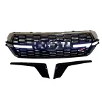 GR Style Front Bumper Modification Kit with LED Lights and Radiator Grille for 2016-2022 Toyota Land Cruiser LC200