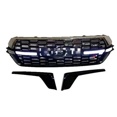 GR Style Front Bumper Modification Kit with LED Lights and Radiator Grille for 2016-2022 Toyota Land Cruiser LC200 GR Style Front Bumper Modification Kit with LED Lights and Radiator Grille for 2016-2022 Toyota Land Cruiser LC200