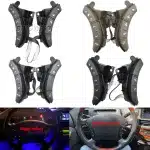 Multi-Function Steering Wheel Audio Control Buttons for Toyota Land Cruiser LC100 LC120 Prado Highlander, OE 84247-58010-C0
