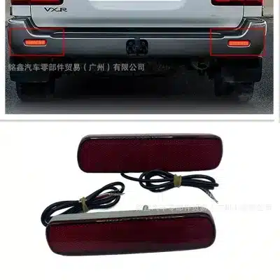 Rear Bumper Reflector Tail Light Replacement for Toyota Land Cruiser 100 LC100 1998-2007 & Lexus LX470 Rear Bumper Reflector Tail Light Replacement for Toyota Land Cruiser 100 LC100 1998-2007 & Lexus LX470
