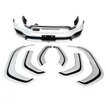 Mona Lisa Style Front and Rear Bumper Lip Kit for 2022-2023 Toyota Land Cruiser LC300, PP Material Retrofit Body Kit