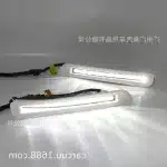 LED Daytime Running Lights and Fog Lamp Assembly for Mercedes-Benz W221 S-Class S300 S350 S500 S600, Front Bumper L/R Pair
