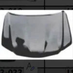 Engine Hood Bonnet Part Replacement for Lexus LX570, ABS Material, Model LS-012-022