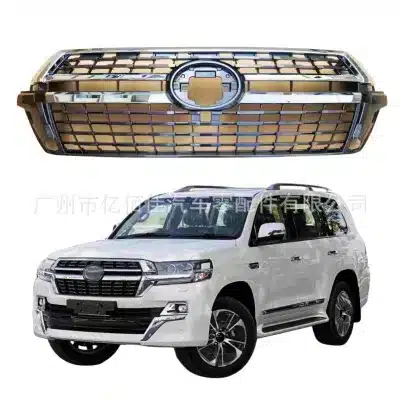 Front Upper Radiator Grille Matte Black Air Inlet Replacement for Toyota Land Cruiser LC200 2016-2021 Front Upper Radiator Grille Matte Black Air Inlet Replacement for Toyota Land Cruiser LC200 2016-2021