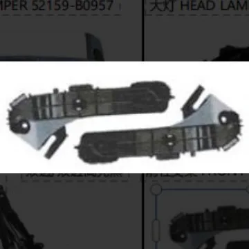 Front Bumper Bracket Support Holder for Lexus LX570, High-Strength ABS Replacement Front Bumper Bracket Support Holder for Lexus LX570, High-Strength ABS Replacement