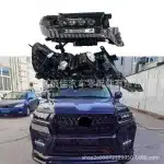 Full LED Headlight Assembly with Four-Lens Projector and Sequential Turn Signals for 2016-2021 Toyota Land Cruiser LC200 GRJ200