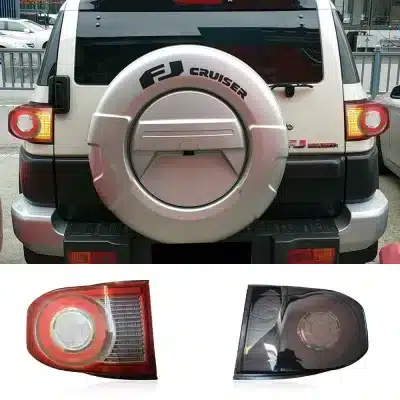 Full LED Tail Light Assembly for 2007-2021 Toyota FJ Cruiser, Smoked Lens Sequential Turn Signal & Brake Lamp Full LED Tail Light Assembly for 2007-2021 Toyota FJ Cruiser, Smoked Lens Sequential Turn Signal & Brake Lamp