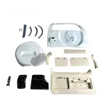 Rear Tailgate Spare Tire Cover Panel Assembly for 2010-2022 Toyota Land Cruiser Prado FJ150, Durable PP Material