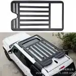 Heavy-Duty Roof Rack Ladder and Cargo Platform for 2024+ Toyota Land Cruiser LC250 Prado, Matte Black