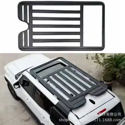 Heavy-Duty Roof Rack Ladder and Cargo Platform for 2024+ Toyota Land Cruiser LC250 Prado, Matte Black Heavy-Duty Roof Rack Ladder and Cargo Platform for 2024+ Toyota Land Cruiser LC250 Prado, Matte Black