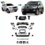 Facelift Body Kit Upgrade for 2012-2015 Toyota Land Cruiser LC200 to 2016 Look, Includes Headlights and Tail Lights