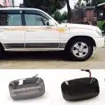 LED Side Marker Turn Signal Lights Smoked Lens Sequential Flowing Amber Lamp for Toyota Land Cruiser Prado LC70 LC76 LC80 LC90 LC100