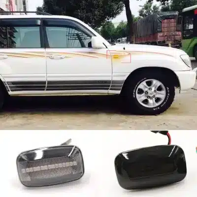 LED Side Marker Turn Signal Lights Smoked Lens Sequential Flowing Amber Lamp for Toyota Land Cruiser Prado LC70 LC76 LC80 LC90 LC100 LED Side Marker Turn Signal Lights Smoked Lens Sequential Flowing Amber Lamp for Toyota Land Cruiser Prado LC70 LC76 LC80 LC90 LC100