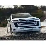 LC300 Style Full Body Kit Retrofit Upgrade for 2016-2021 Toyota Land Cruiser LC200, Front & Rear Bumper with Grille, ABS Material