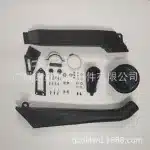 Duke4Wd Snorkel Kit High-Level Air Intake Pipe for Toyota Land Cruiser LC70 Series FJ70 1985-2007, Matte Black