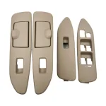 Power Window Master Switch Left Front Driver Side for 1998-2005 Toyota Land Cruiser LC100, Beige Finish, ABS Material