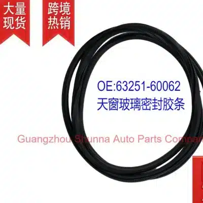 Sunroof Glass Weatherstrip Sealing Strip 63251-60062 for Toyota Land Cruiser LC100 LX470 1998-2007 Sunroof Glass Weatherstrip Sealing Strip 63251-60062 for Toyota Land Cruiser LC100 LX470 1998-2007