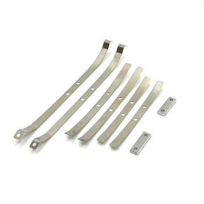 Metal Rear Axle Fixed Spring Piece Upgrade for MN82 LC79 1/12 RC Crawler, Silver Metal Rear Axle Fixed Spring Piece Upgrade for MN82 LC79 1/12 RC Crawler, Silver