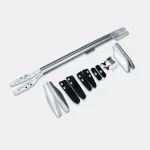 Aluminum Roof Rack Cross Bars for Toyota Land Cruiser Prado FJ120 2003-2009, 100kg Loading Capacity