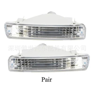 Front Bumper Turn Signal Indicator Lights Pair for 1991-1998 Toyota Land Cruiser 80 Series FJ80 FJ82 Front Bumper Turn Signal Indicator Lights Pair for 1991-1998 Toyota Land Cruiser 80 Series FJ80 FJ82