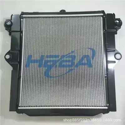Engine Cooling Radiator Assembly for Toyota Land Cruiser HZJ79 1HZ Diesel, 16400-17400 Alloy Core