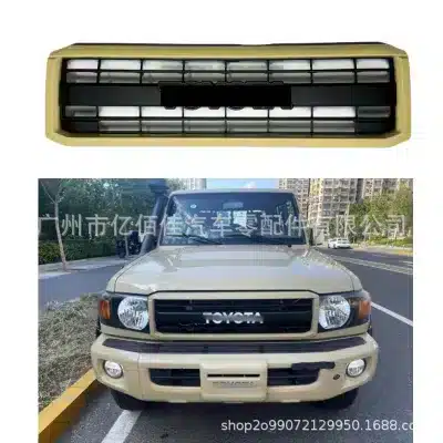 70th Anniversary Retro Front Grille for Toyota Land Cruiser LC76 LC79 2007-2021, Vintage Radiator Mesh 70th Anniversary Retro Front Grille for Toyota Land Cruiser LC76 LC79 2007-2021, Vintage Radiator Mesh