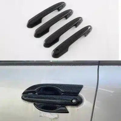 Carbon Fiber Style Gear Shift Knob Cover Trim for 2022-2024 Toyota Land Cruiser LC300, ABS Plastic Interior Decor Carbon Fiber Style Gear Shift Knob Cover Trim for 2022-2024 Toyota Land Cruiser LC300, ABS Plastic Interior Decor
