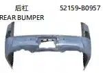 Rear Bumper Cover Fascia Replacement for 2016-2021 Lexus LX570, OE # 52159-B0957