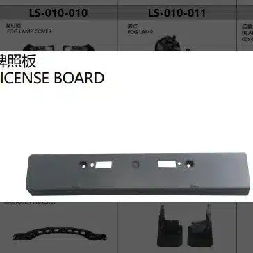 Rear Bumper Cover Fascia Replacement for Lexus LX570 Models, Durable ABS Construction Rear Bumper Cover Fascia Replacement for Lexus LX570 Models, Durable ABS Construction