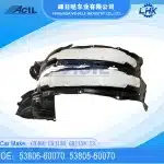 Front Passenger Side Fender Liner Splash Shield for 2013 Lexus GX460 URJ150, Replaces 53806-60070