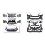 Full Body Kit Conversion Upgrade for 2010-2014 Lexus GX460 to 2018 Look, Unpainted ABS Bumper and Grille