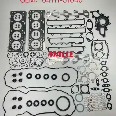 Full Engine Gasket Overhaul Kit with MLS Head Gasket for Toyota Land Cruiser VDJ200 1VD 4.5L V8, Replaces 04111-51040 Full Engine Gasket Overhaul Kit with MLS Head Gasket for Toyota Land Cruiser VDJ200 1VD 4.5L V8, Replaces 04111-51040