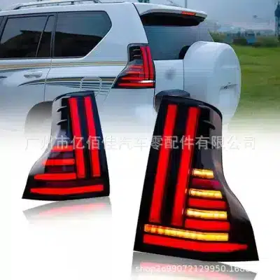 Full LED Tail Lights Assembly for 2010-2023 Toyota Prado FJ150 LC150, Lexus LX Style Rear Parking Lamps Full LED Tail Lights Assembly for 2010-2023 Toyota Prado FJ150 LC150, Lexus LX Style Rear Parking Lamps