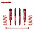 Tuohu 8-Stage Adjustable Oil Shock Absorbers for Toyota LC120 LC150 FJ Cruiser 2004+, Comfort Suspension Upgrade Kit